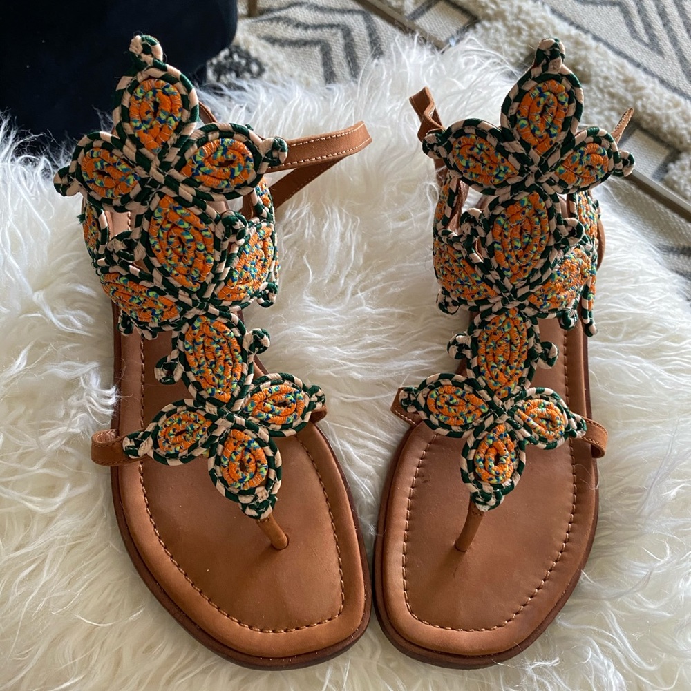 Tory Burch sandals! Worn once for like an hour.